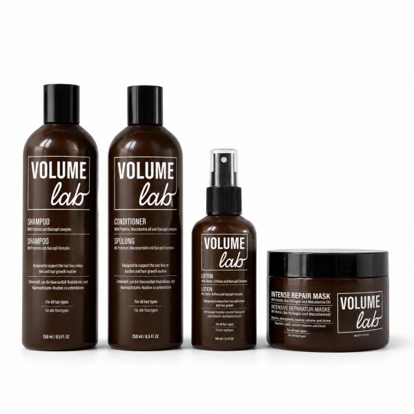 Shampoo, Spülung, Lotion und Maske Volume Lab – Für sichtbar volleres und dichteres Haar!